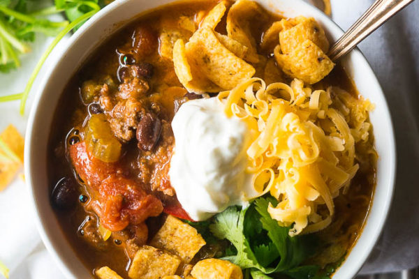 Loaded Slow Cooker Chili