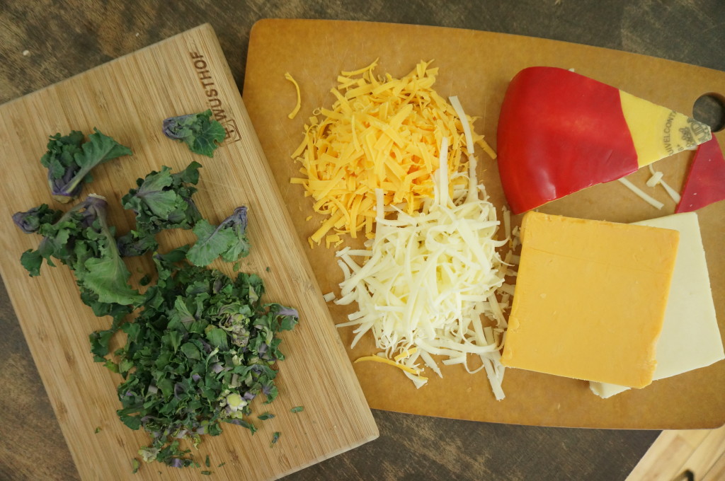 Healthy Mac N' Cheese with Greens and Gruyere
