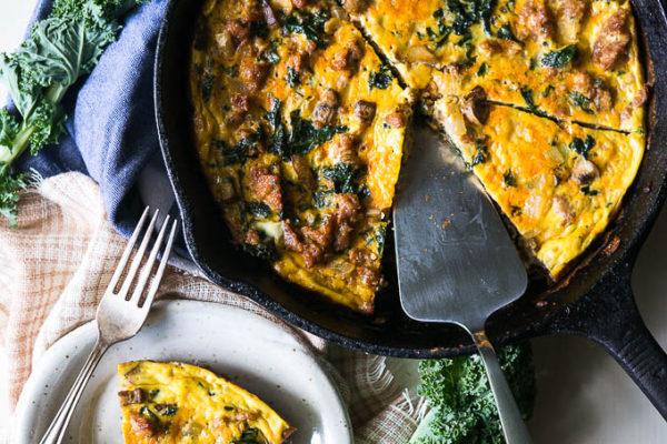 Sausage and Mushroom Frittata