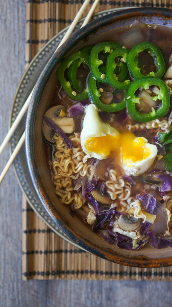 Simple Homemade Ramen. A quick and easy way to jazz up store-bought ramen.