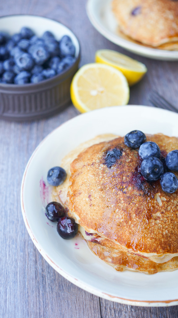 Lemon Blueberry Pancakes