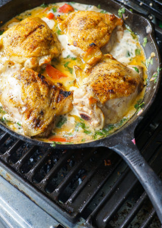 Creamy Cilantro Grilled Chicken