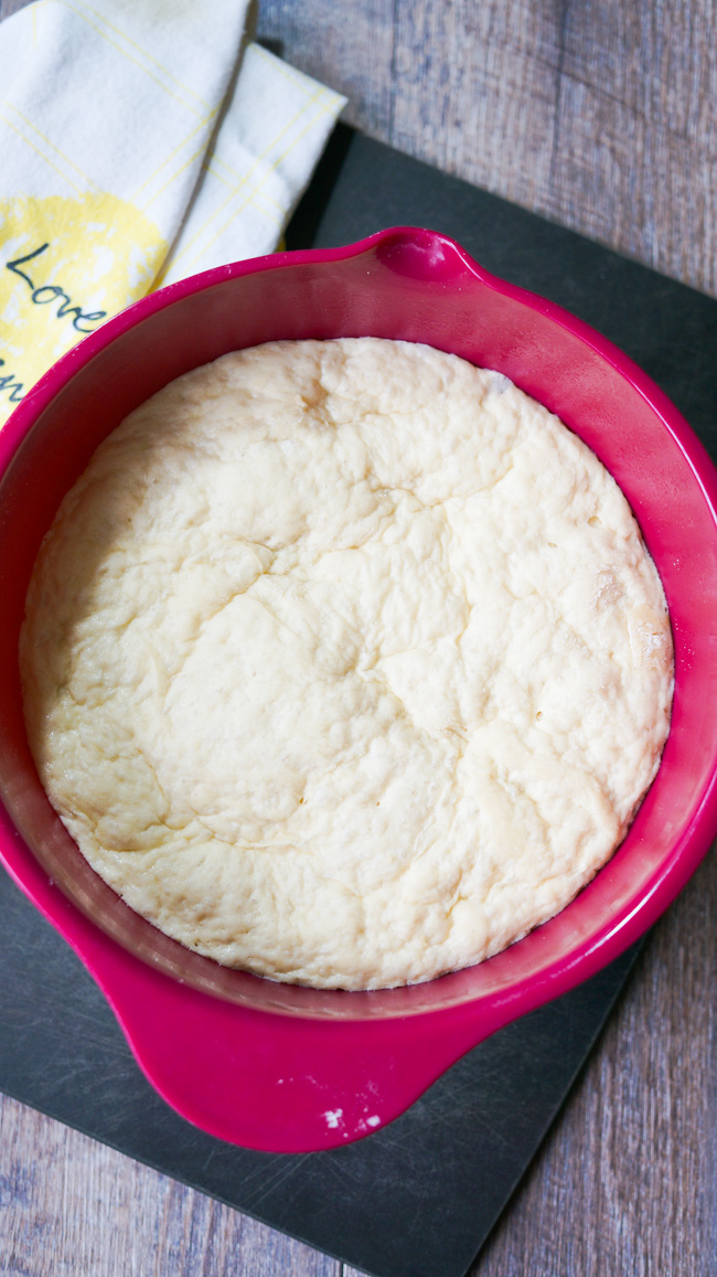 Homemade Pizza Dough. Ready to bake in 20 minutes or less!