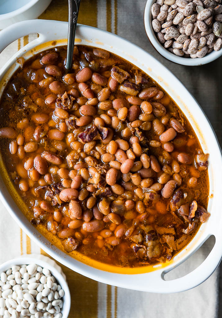 Pressure Cooker Coca Cola Baked Beans. Made in a big batch with dried beans, these beans are sweet, tangy, savory, and hearty!