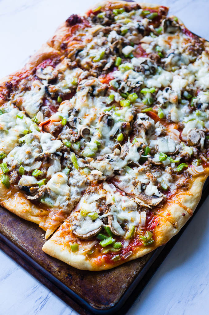 Best Ever Supreme Pizza. If you're looking for a classic, feel good, Friday night pizza recipe, look no further! This is a family recipe that I just can't get away from because it's so good!!