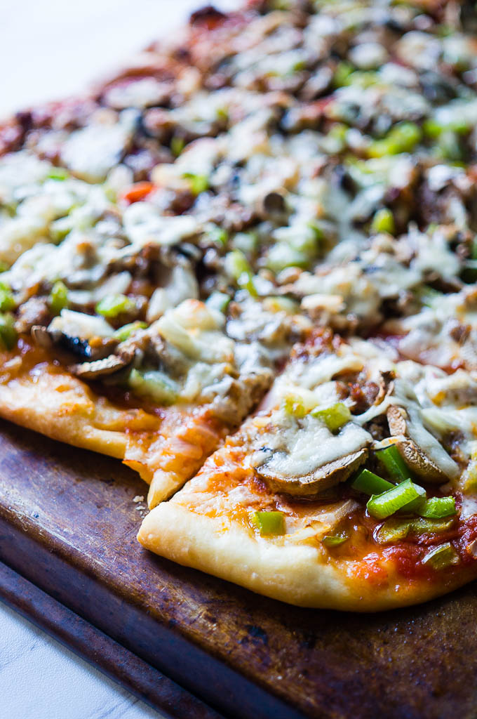 Best Ever Supreme Pizza. If you're looking for a classic, feel good, Friday night pizza recipe, look no further! This is a family recipe that I just can't get away from because it's so good!!
