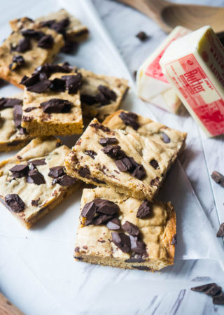 Brown Butter Chocolate Chunk Cookie Bars