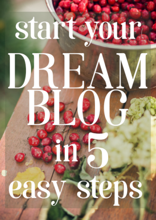 Start Your Dream Blog in 5 Easy Steps!