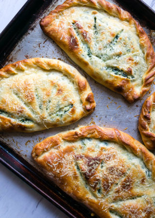 Ricotta and Spinach Calzones