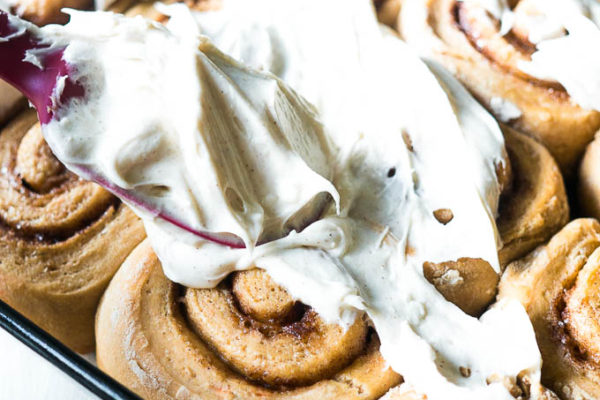 Carrot Cake Mix Cinnamon Rolls