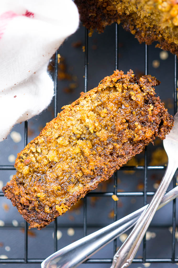 Dairy Free, Gluten Free Coconut Oil Banana Bread. So nutty, naturally sweet, and moist that you'll wonder why you ever made any other recipe!