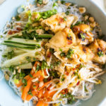 Modeled after a Vietnamese Egg Roll Noodle Salad salad from my favorite little restaurant in Minneapolis, this is the ultimate make-in, take-out dish!