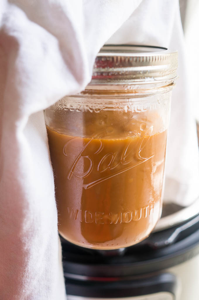 Pressure Cooker Gooey Caramel - step by step instructions to making your first batch of pressure cooker caramel!