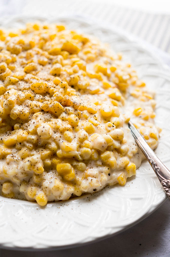 Pressure Cooker Creamed Corn is a staple at your holiday dinners - don't worry about using precious stovetop space either!