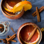 Let's welcome the new year with some festive Apple Cider Mules - non-alcoholic option as well!