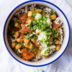 Pressure Cooker Chana Masala is cozy, simple, meatless, and will save you those dollars you might have spent ordering it for take-out!