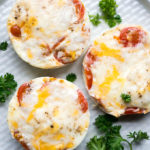 Pressure Cooker Eggy Muffins are single serving breakfasts that can be eaten fresh or frozen and reheated as you need them!