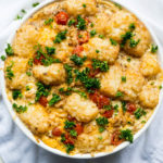 Pressure Cooker Tator Tot Breakfast Casserole is a hearty crowd favorite to start your day off right!