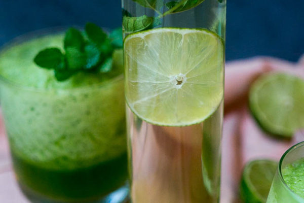 Pressure Cooker Mint Simple Syrup