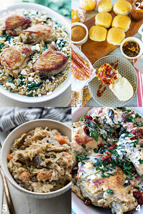 24 Pressure Cooker/Instant Pot Chicken Dishes in 15, 30, and 45 minutes!