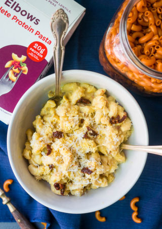 Pressure Cooker Roasted Cauliflower and Sun-Dried Tomato Mac and Cheese