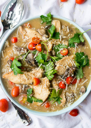 Pressure Cooker Chicken and Mushrooms