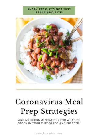 Coronavirus Meal Prep Strategies & Stocking Essential Pantry Staples